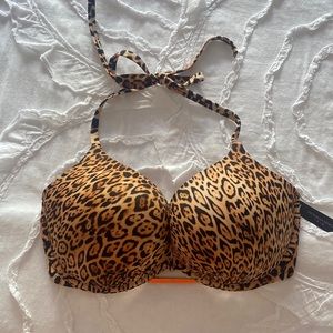 Victoria Secret Bombshell Leopard Bikini Top 34DD